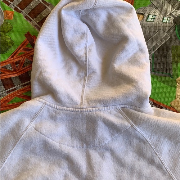 A White Champion Powerblend Zip Hoodie - Picture 4 of 8